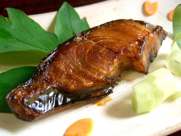 ぎんだらの醤油漬