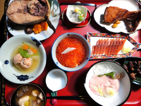 村上の鮭料理